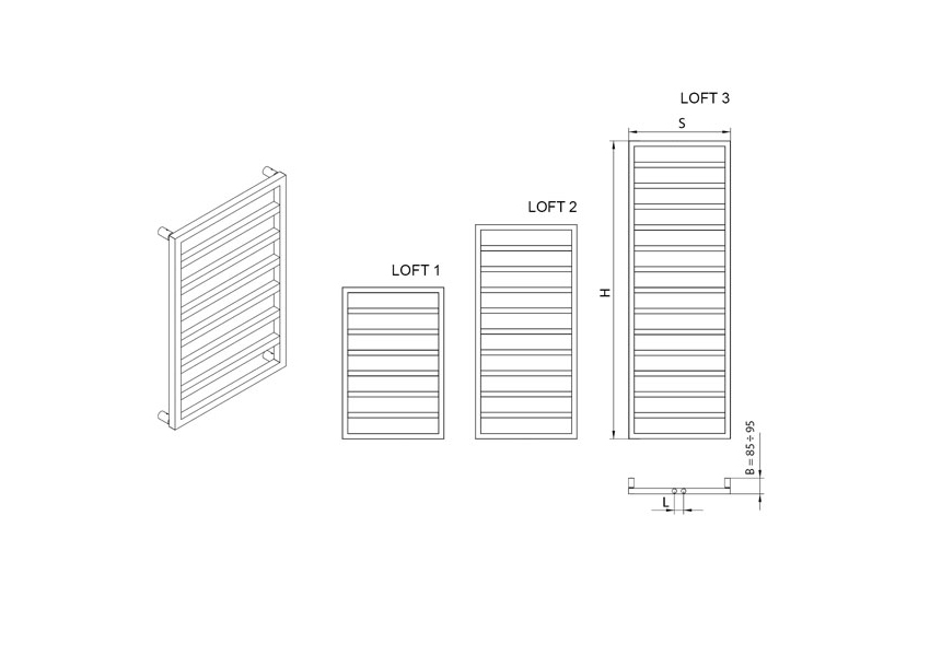 Loft - rysunek techniczny