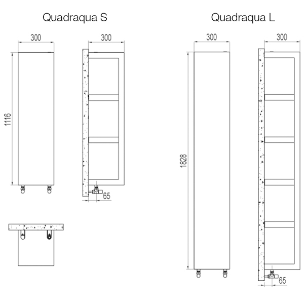 Quadraqua - rysunek techniczny